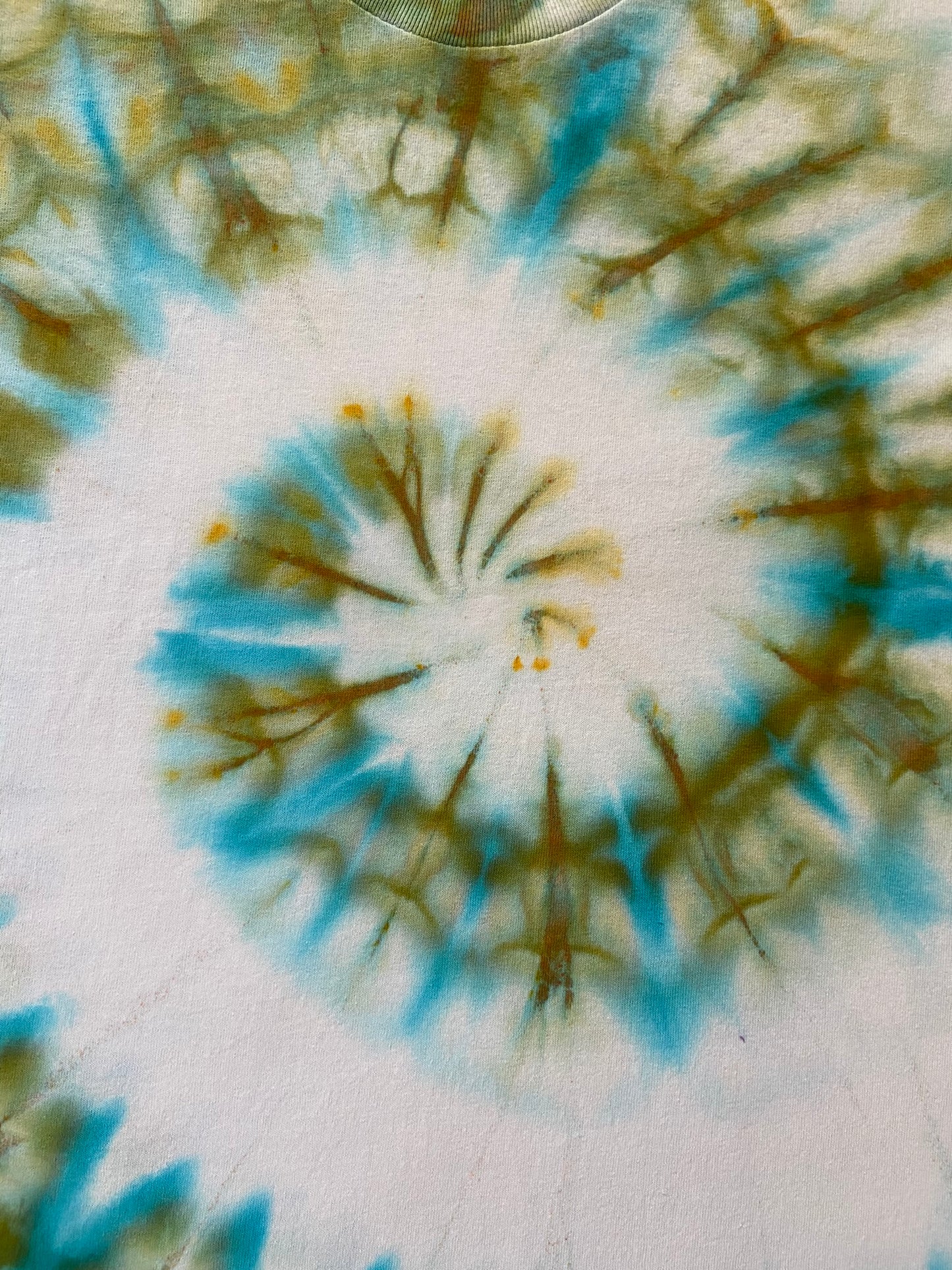 Wasabi Ice Spiral Tie Dye T-Shirt, Adult, Youth, Unisex XS, S, M, L, XL, 2XL, 3XL, 4XL, 5XL, Dyed in the UK, Gift