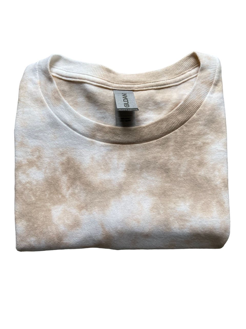 Ecru Scrunch Tie Dye T-Shirt, Adult, Youth, Unisex, XS, S, M, L, XL, 2XL, 3XL, 4XL, 5XL, Dyed in the UK, Gift