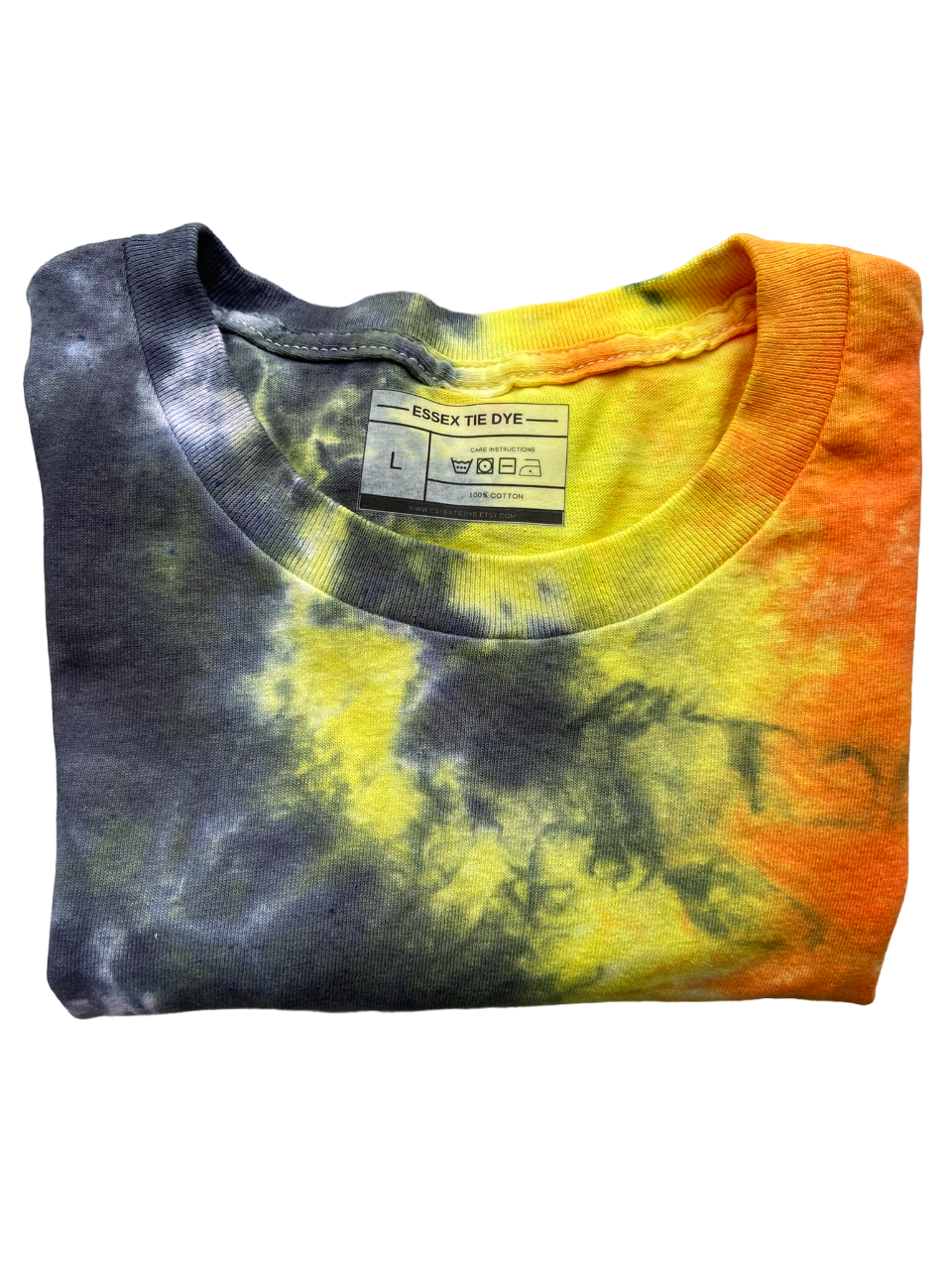 Orange Space Nebula Tie Dye T-Shirt, Adult, Youth, Unisex, XS, S, M, L, XL, 2XL, 3XL, 4XL, 5XL, Dyed in the UK, Gift