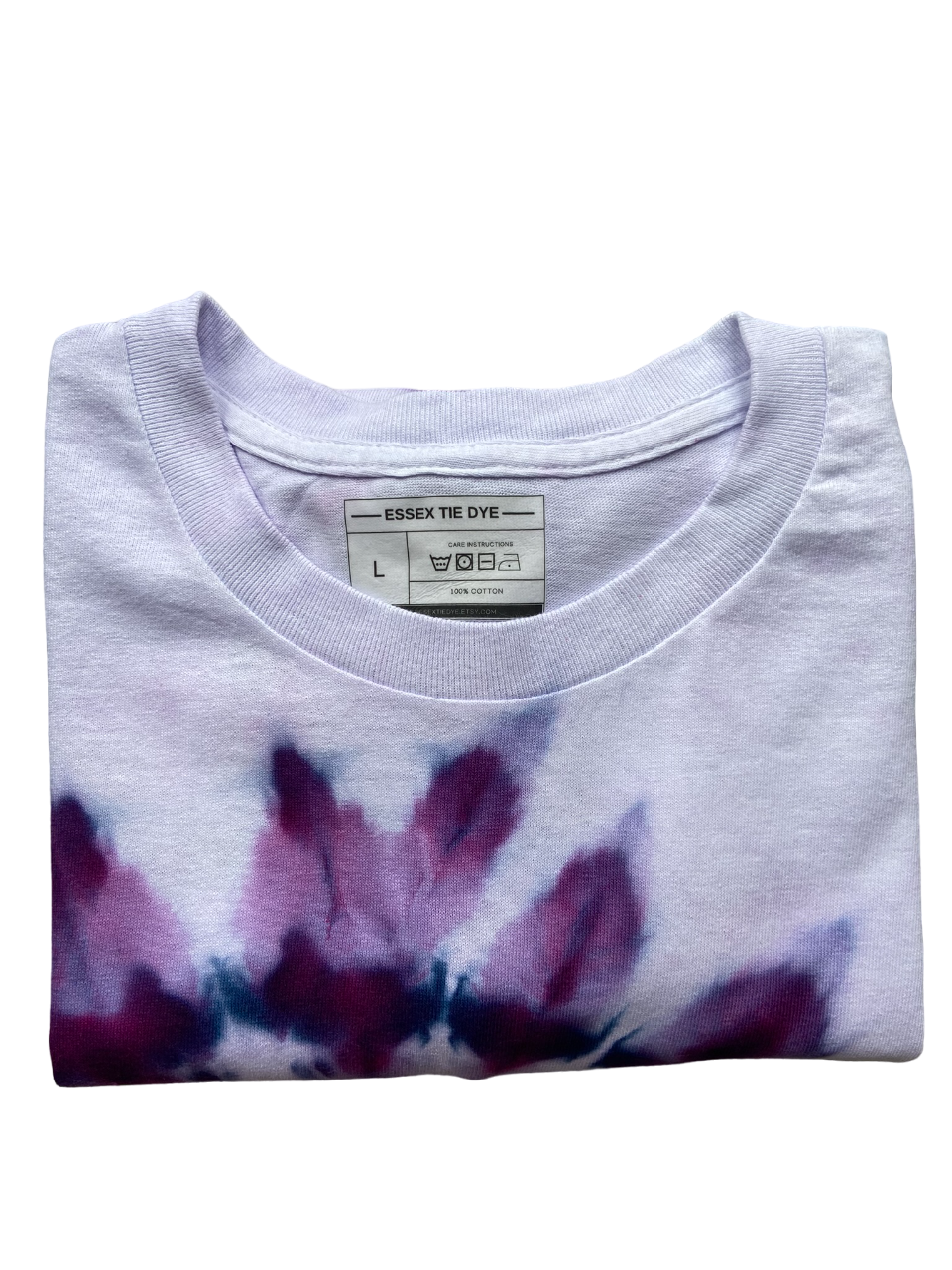 Deep Purple Ice Spiral Tie Dye T-Shirt, Adult, Youth, Unisex XS, S, M, L, XL, 2XL, 3XL, 4XL, 5XL, Dyed in the UK, Gift