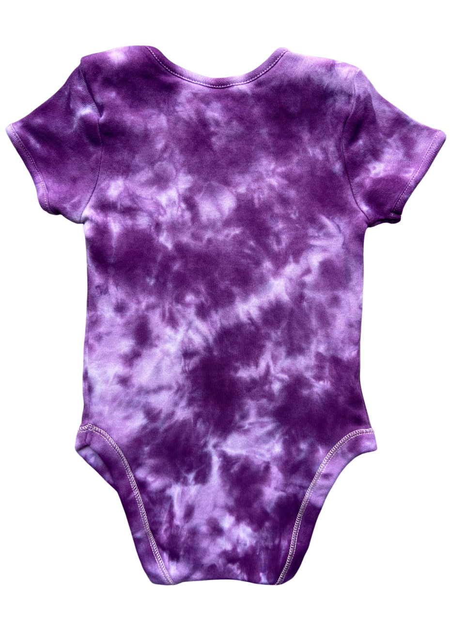 2 Tone Purple Baby Tie Dye Vest, 0-3 months, 3-6 months, 6-9 months, 9-12 months, 12-18 months, 18-24 months, Unisex, Gift, 100% Cotton.