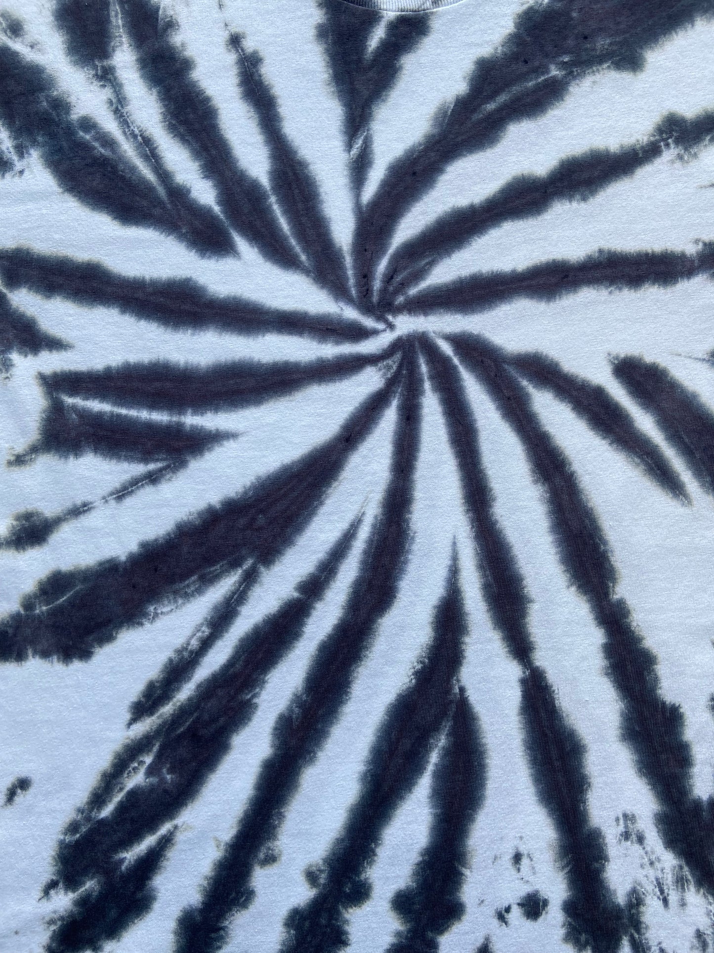 Black Swirl Tie Dye T-Shirt, Adult, Youth, Unisex, XS, S, M, L, XL, 2XL, 3XL, 4XL, 5XL, Dyed in the UK, Gift