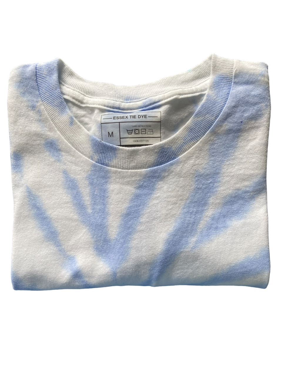 Ice Blue Swirl Tie Dye T-Shirt, Adult, Youth, Unisex, XS, S, M, L, XL, 2XL, 3XL, 4XL, 5XL, Dyed in the UK, Gift