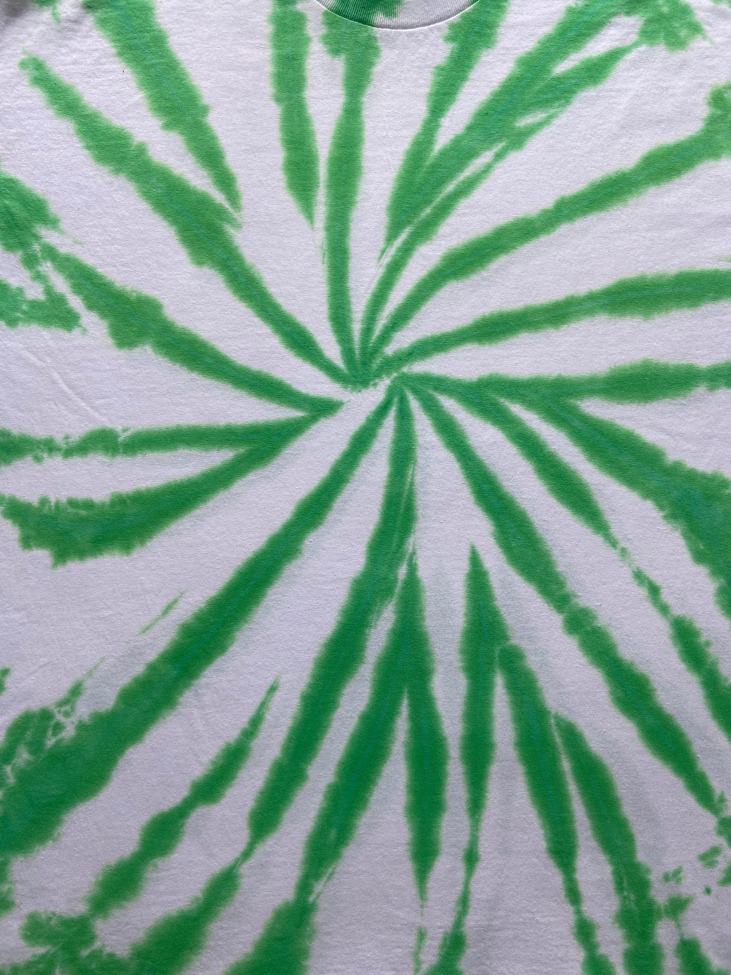 Bright Green Swirl Tie Dye T-Shirt, Adult, Youth, Unisex, XS, S, M, L, XL, 2XL, 3XL, 4XL, 5XL, Dyed in the UK, Gift