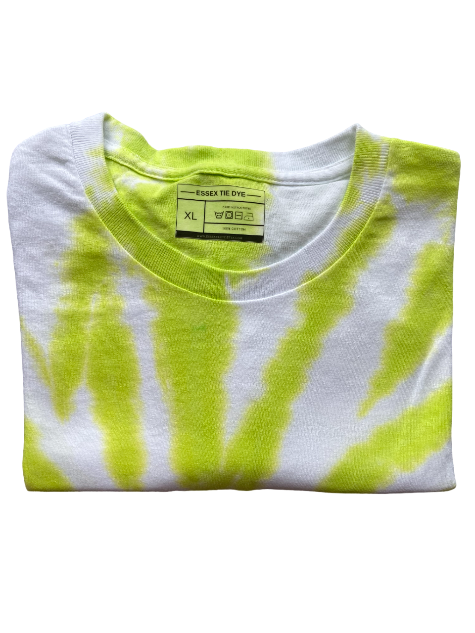 Lime Swirl Tie Dye T-Shirt, Adult, Youth, Unisex, XS, S, M, L, XL, 2XL, 3XL, 4XL, 5XL, Dyed in the UK, Gift