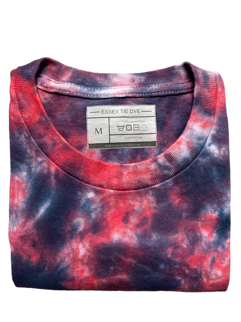 Black and Red Scrunch Tie Dye T-Shirt, Adult, Youth, Unisex, XS, S, M, L, XL, 2XL, 3XL, 4XL, 5XL, Dyed in the UK, Gift, Handmade to order
