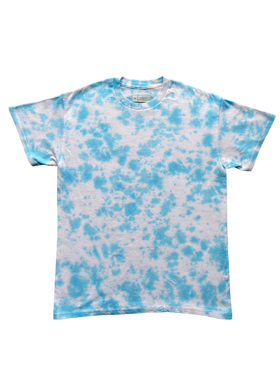 Glacier Blue Scrunch Tie Dye T-Shirt, Adult, Youth, Unisex, XS, S, M, L, XL, 2XL, 3XL, 4XL, 5XL, Dyed in the UK, Gift