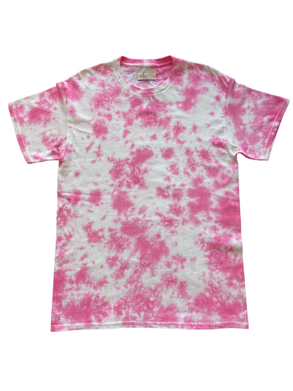 Hot Pink Scrunch Tie Dye T-Shirt, Adult, Youth, Unisex, XS, S, M, L, XL, 2XL, 3XL, 4XL, 5XL, Dyed in the UK, Gift