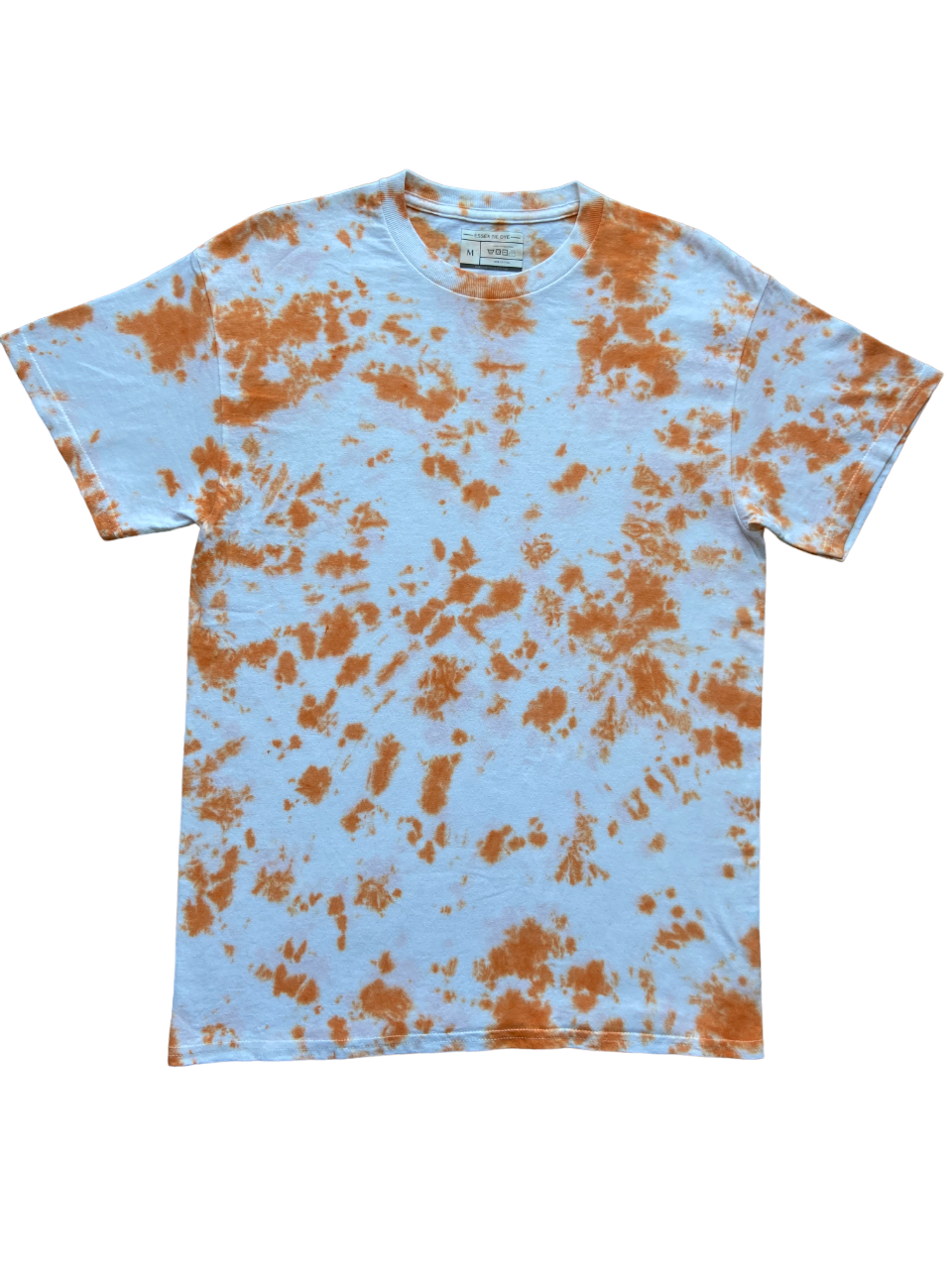 Orange Crush Scrunch Tie Dye T-Shirt, Adult, Youth, Unisex, XS, S, M, L, XL, 2XL, 3XL, 4XL, 5XL, Dyed in the UK, Gift