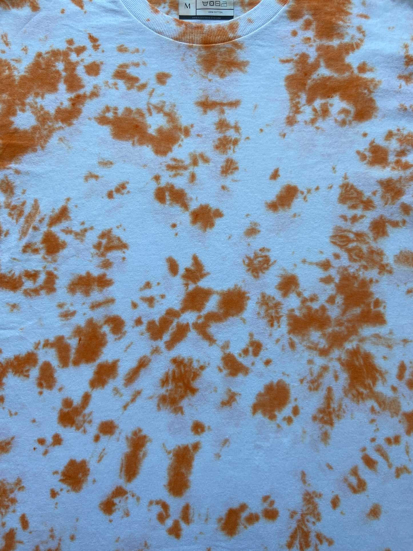 Orange Crush Scrunch Tie Dye T-Shirt, Adult, Youth, Unisex, XS, S, M, L, XL, 2XL, 3XL, 4XL, 5XL, Dyed in the UK, Gift