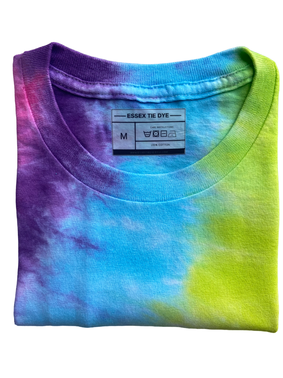 Multicolour Stripe Tie Dye T-Shirt, Adult, Youth, Unisex, XS, S, M, L, XL, 2XL, 3XL, 4XL, 5XL, Dyed in the UK, Gift, Handmade to order