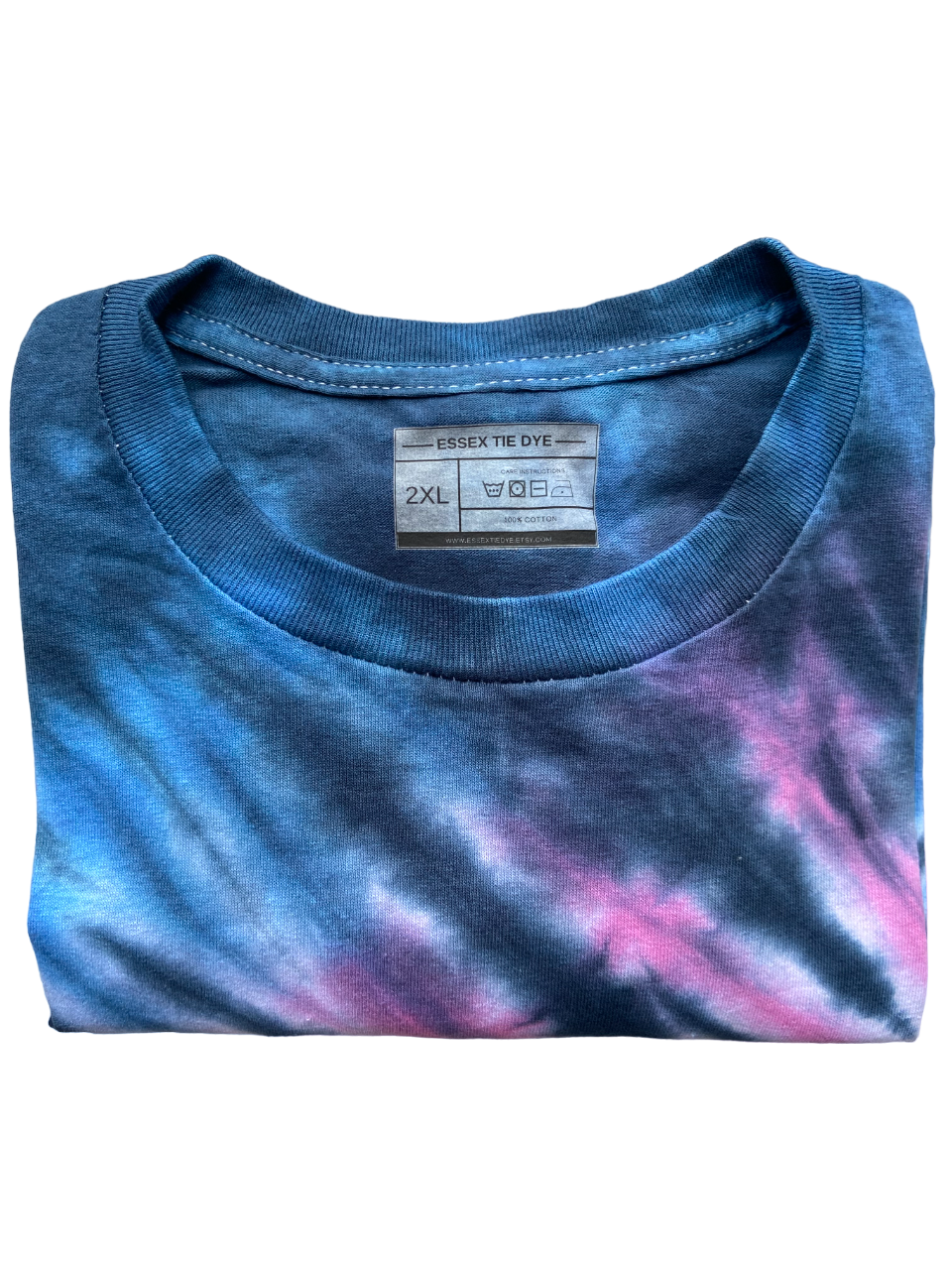 Fractal Star Tie Dye T-Shirt, Adult, Youth, Unisex, XS, S, M, L, XL, 2XL, 3XL, 4XL, 5XL, Dyed in the UK, Gift