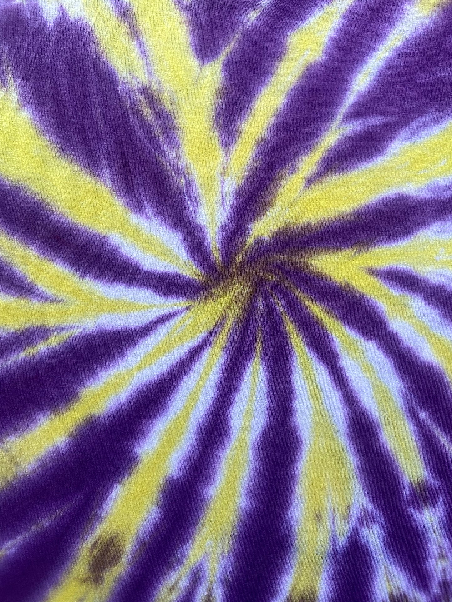Purple and Yellow Swirl Tie Dye T-Shirt, Adult, Youth, Unisex, XS, S, M, L, XL, 2XL, 3XL, 4XL, 5XL, Dyed in the UK, Gift