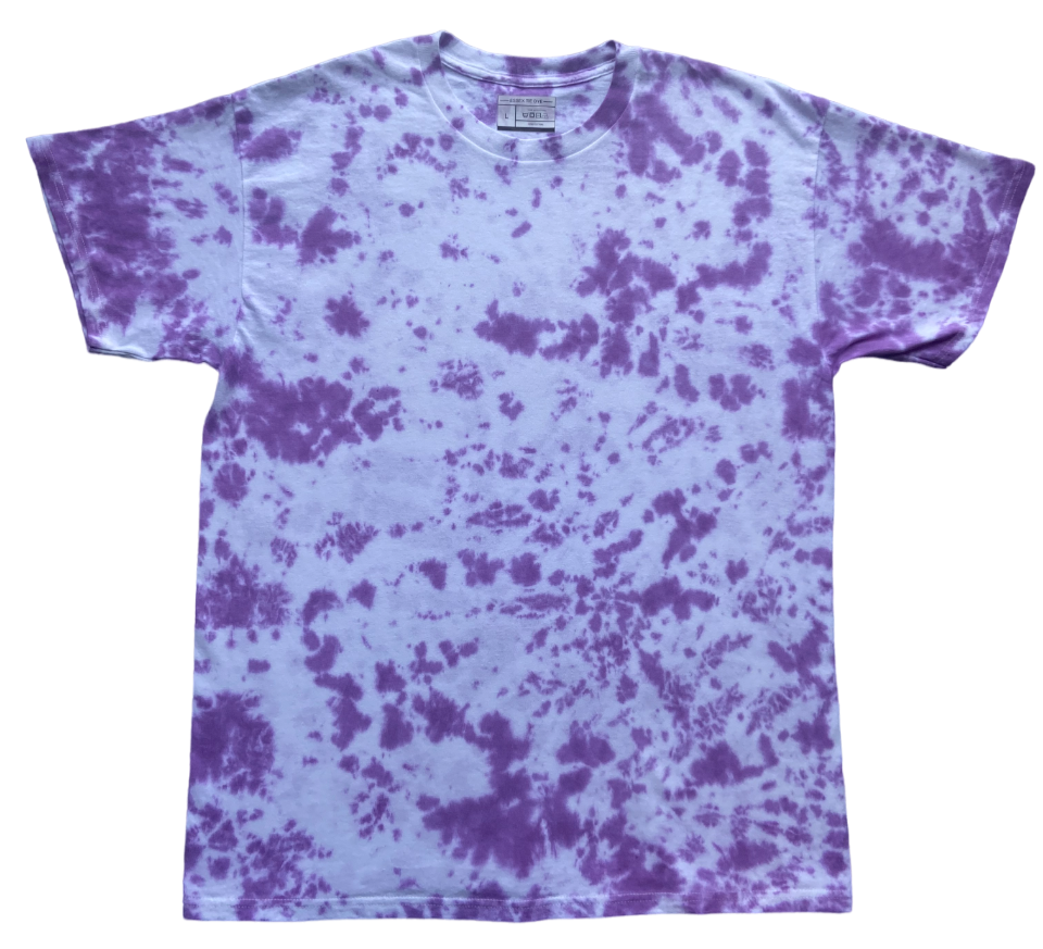 Grape Scrunch Tie Dye T-Shirt, Adult, Youth, Unisex, XS, S, M, L, XL, 2XL, 3XL, 4XL, 5XL, Dyed in the UK, Gift