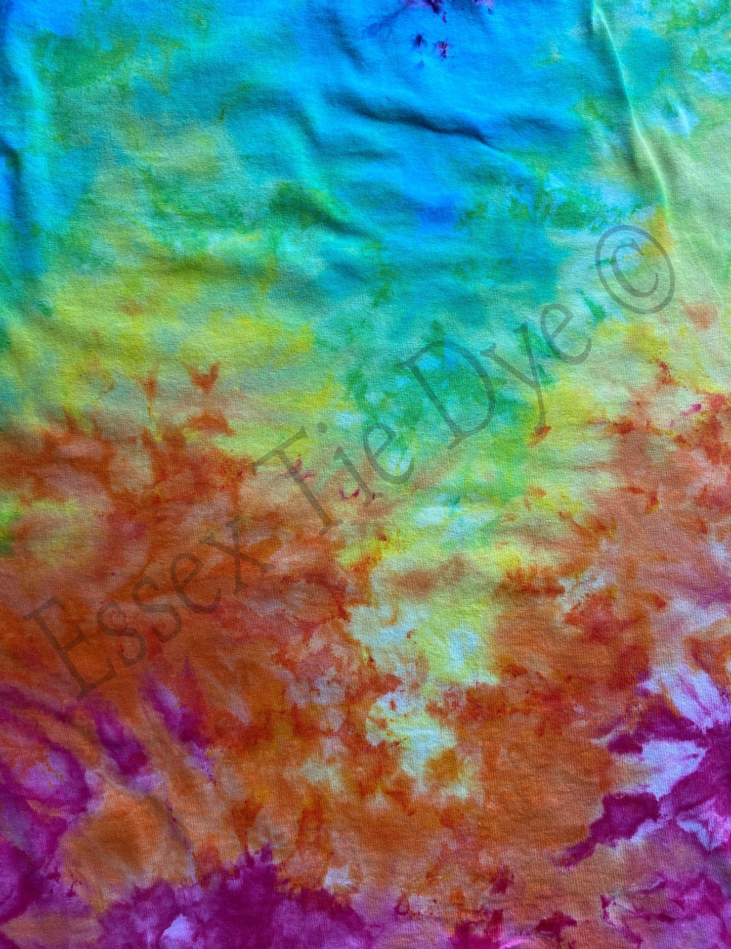 Rainbow Ice Tie Dye T-Shirt, Adult, Youth, Unisex XS, S, M, L, XL, 2XL, 3XL, 4XL, 5XL, Dyed in the UK, Gift