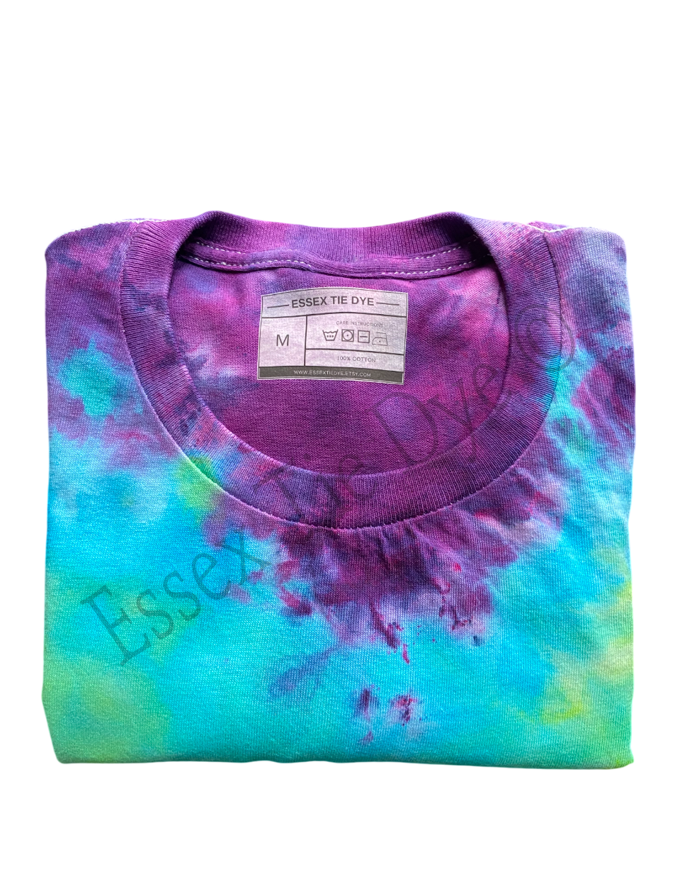 Rainbow Ice Tie Dye T-Shirt, Adult, Youth, Unisex XS, S, M, L, XL, 2XL, 3XL, 4XL, 5XL, Dyed in the UK, Gift