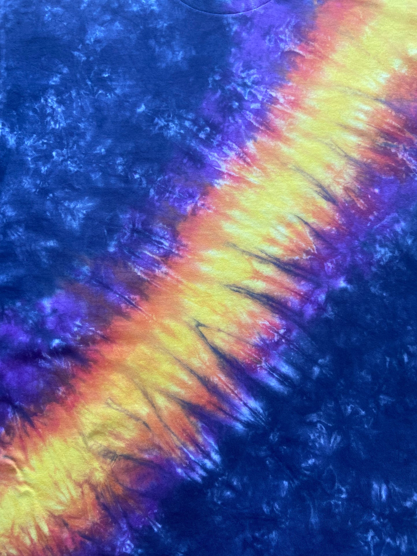Yellow & Orange Space Rift Tie Dye T-Shirt, Adult, Youth, Unisex, XS, S, M, L, XL, 2XL, 3XL, 4XL, 5XL, Dyed in the UK, Gift