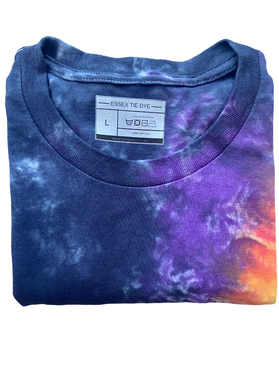 Yellow & Orange Space Rift Tie Dye T-Shirt, Adult, Youth, Unisex, XS, S, M, L, XL, 2XL, 3XL, 4XL, 5XL, Dyed in the UK, Gift