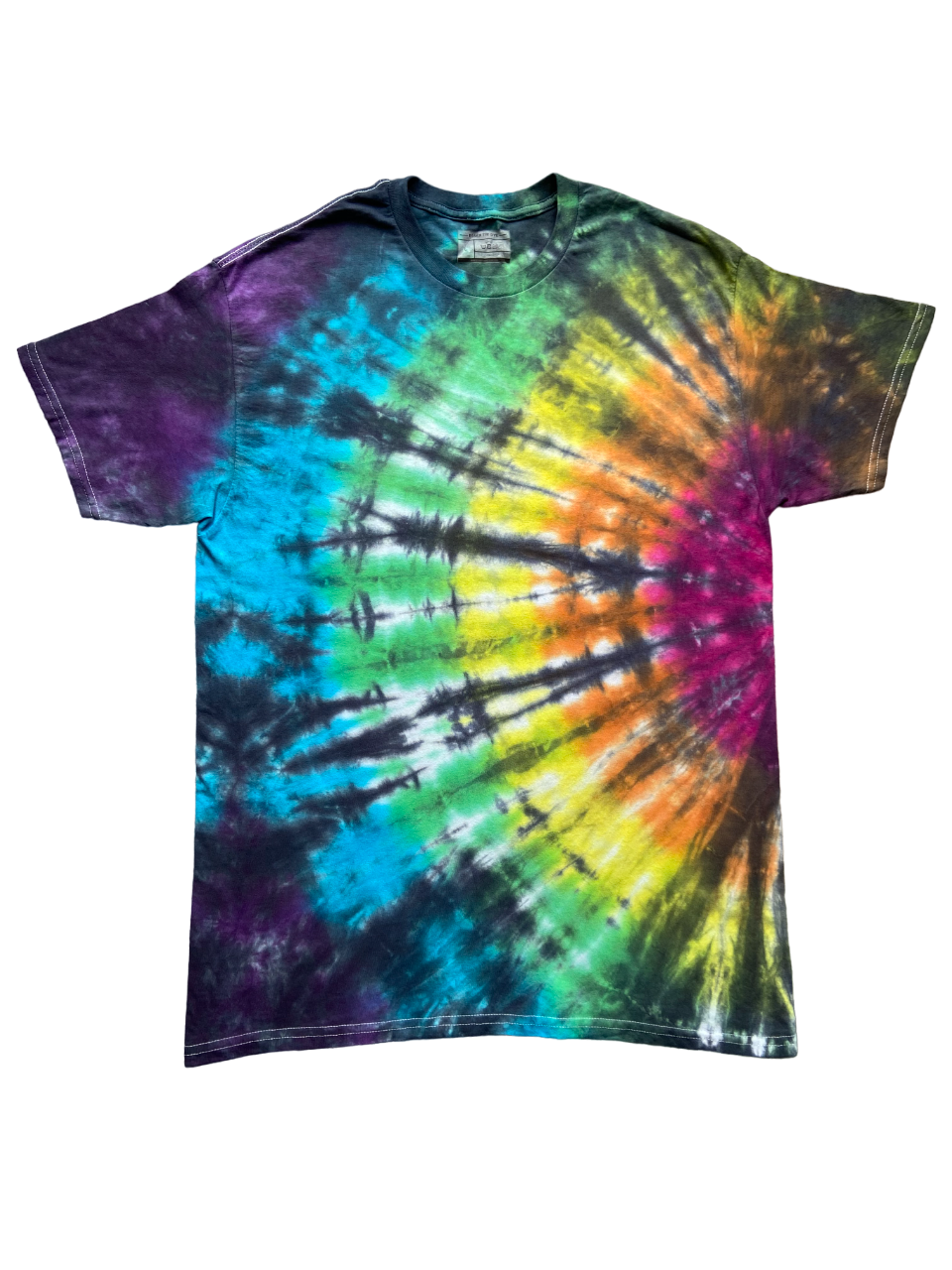 Prism Tie Dye T-Shirt, Adult, Youth, XS, S, M, L, XL, 2XL, 3XL, 4XL, 5XL, Dyed in the UK, Gift