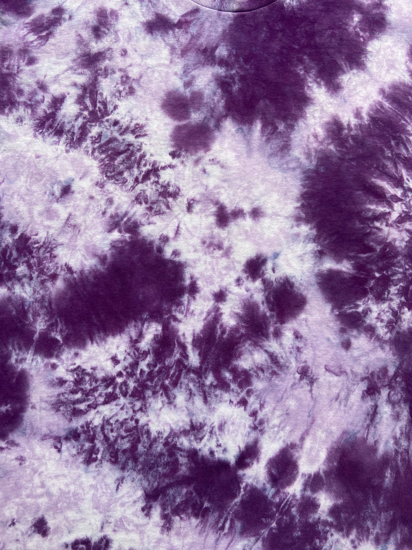 Deep Purple 2 Tone Scrunch Tie Dye T-Shirt, Adult, Youth, Unisex, XS, S, M, L, XL, 2XL, 3XL, 4XL, 5XL, Dyed in the UK, Gift