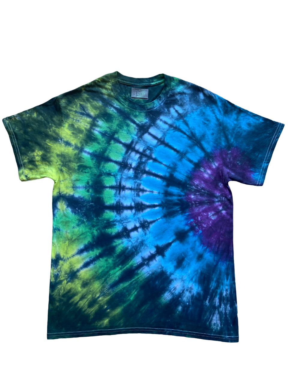 Opal Star Tie Dye T-Shirt, Adult, Youth, XS, S, M, L, XL, 2XL, 3XL, 4XL, 5XL, Dyed in the UK, Gift
