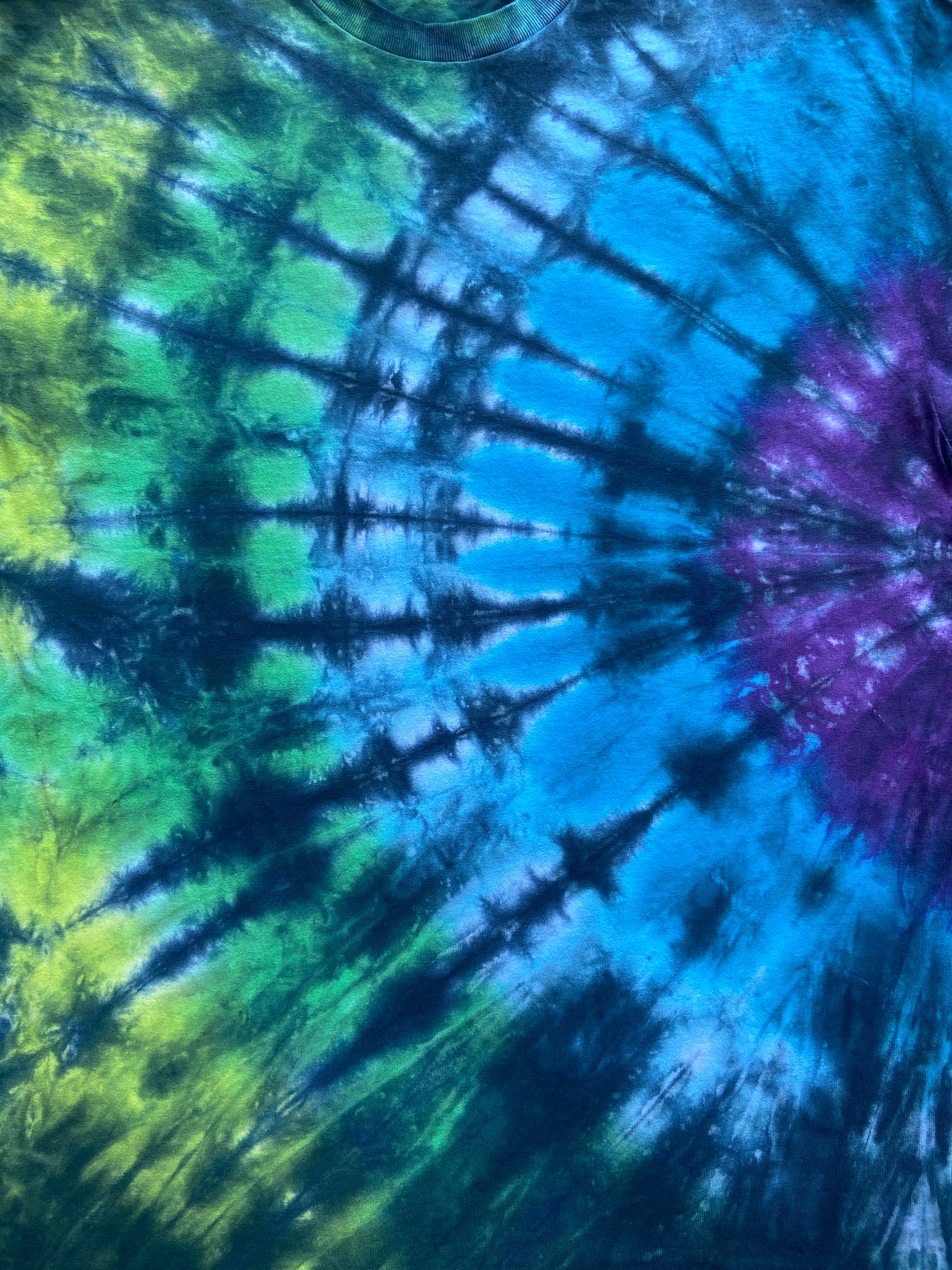 Opal Star Tie Dye T-Shirt, Adult, Youth, XS, S, M, L, XL, 2XL, 3XL, 4XL, 5XL, Dyed in the UK, Gift