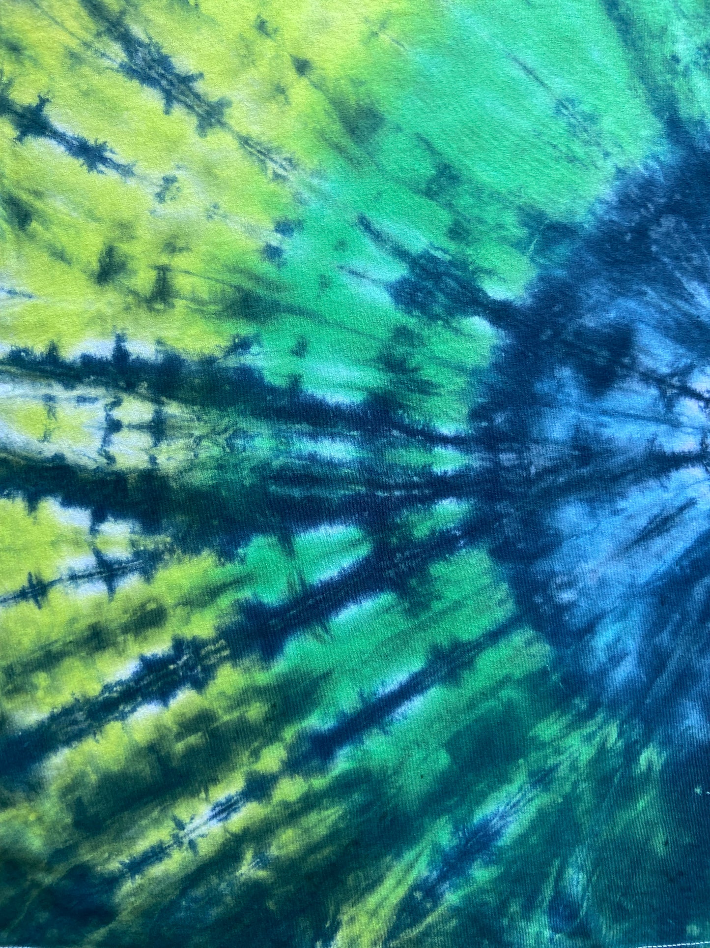 Cooling Blue Star Tie Dye T-Shirt, Adult, Youth, Unisex, XS, S, M, L, XL, 2XL, 3XL, 4XL, 5XL, Dyed in the UK, Gift, Handmade to order