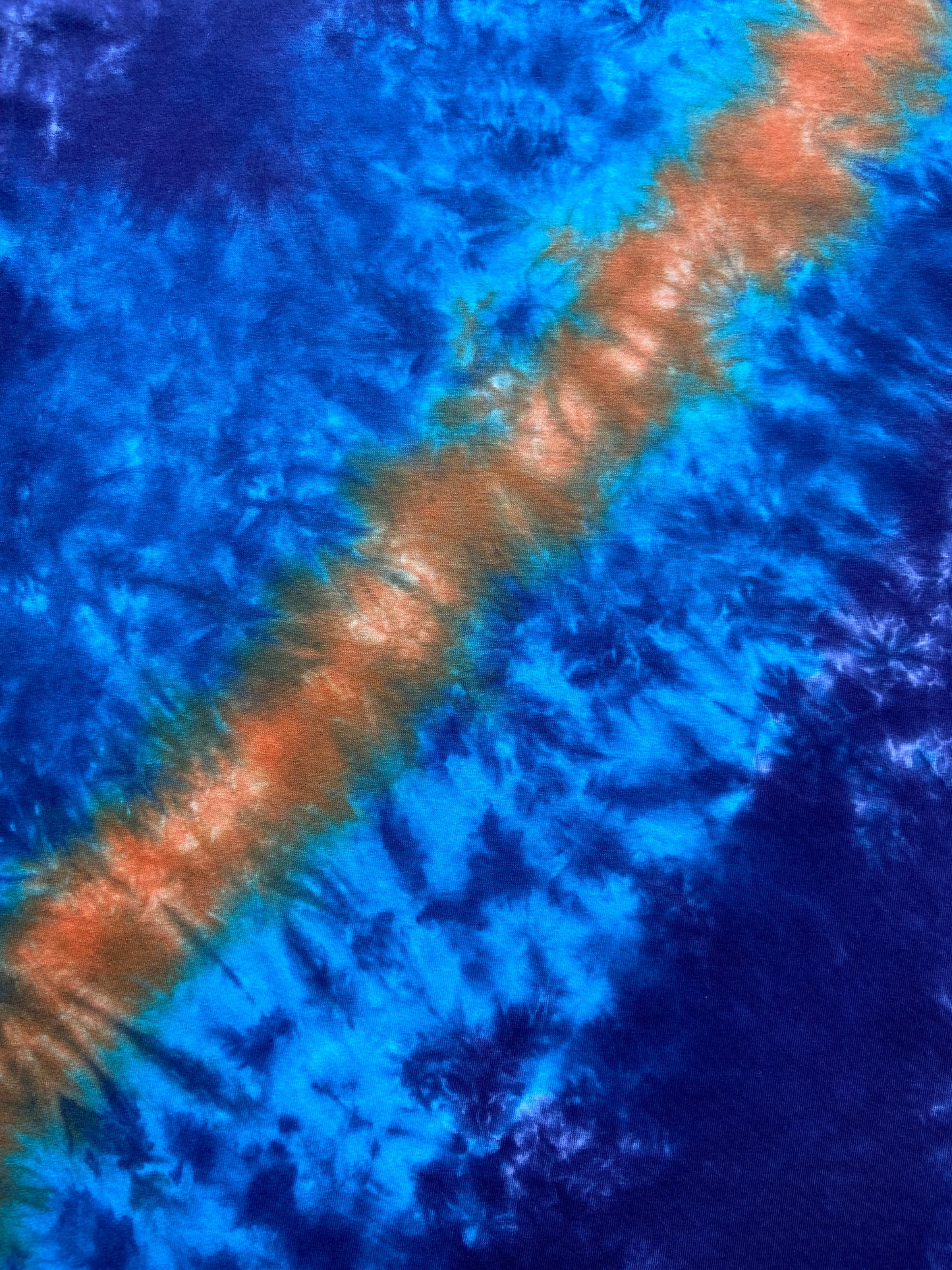 Orange Rift Tie Dye T-Shirt, Adult, Youth, Unisex, XS, S, M, L, XL, 2XL, 3XL, 4XL, 5XL, Dyed in the UK, Gift