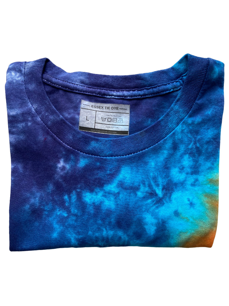 Orange Rift Tie Dye T-Shirt, Adult, Youth, Unisex, XS, S, M, L, XL, 2XL, 3XL, 4XL, 5XL, Dyed in the UK, Gift
