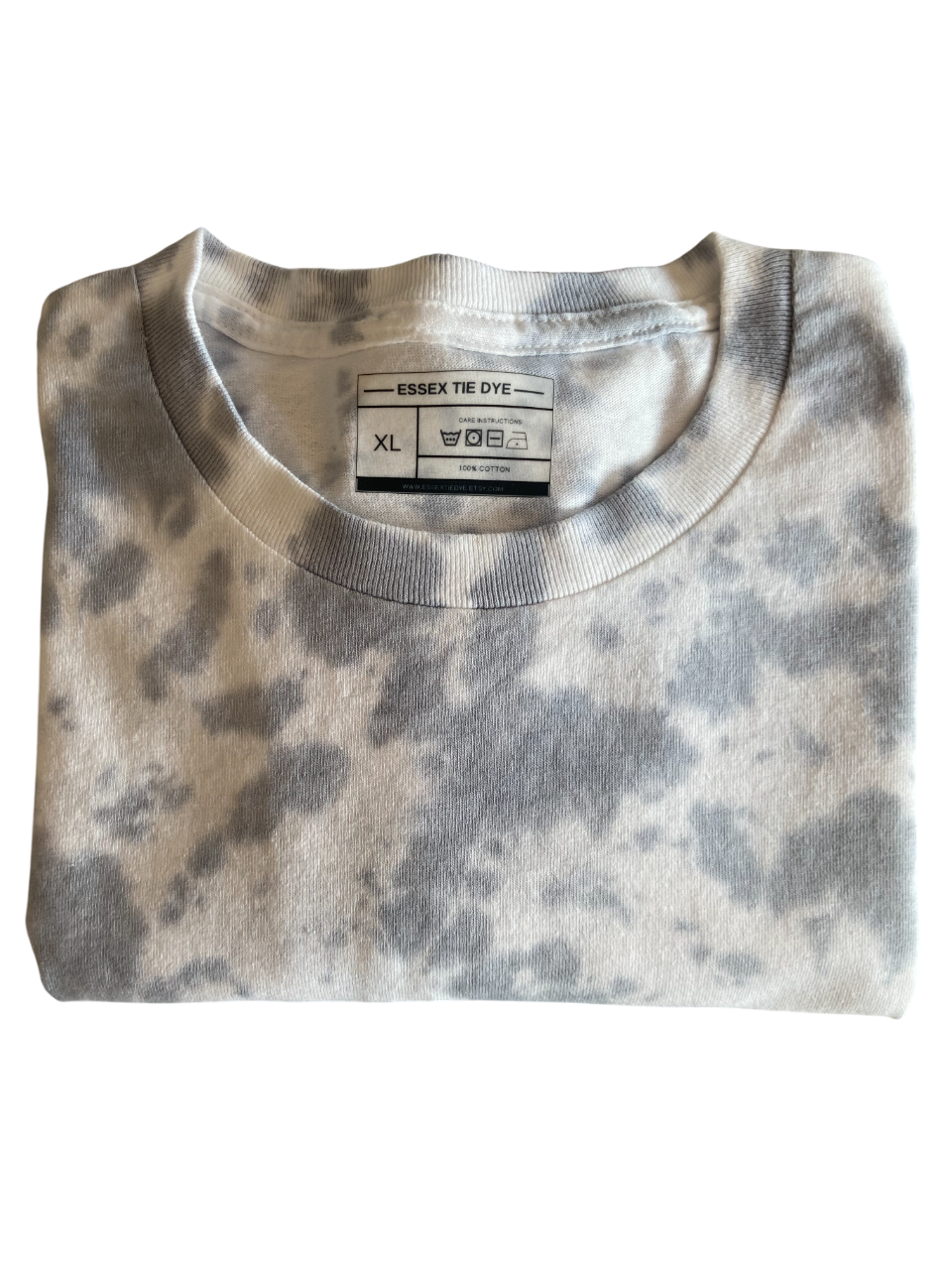 Neutral Grey Scrunch Tie Dye T-Shirt, Adult, Youth, Unisex, XS, S, M, L, XL, 2XL, 3XL, 4XL, 5XL, Dyed in the UK, Gift