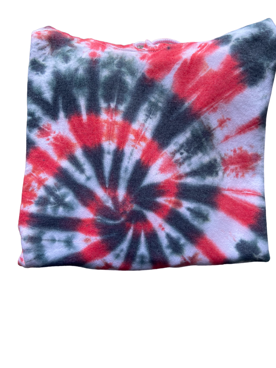 Red and Black Spiral Tie Dye Hoodie, Adult, Youth, Unisex, XS, S, M, L, XL, 2XL, 3XL, 4XL, 5XL, Dyed in the UK, Gift