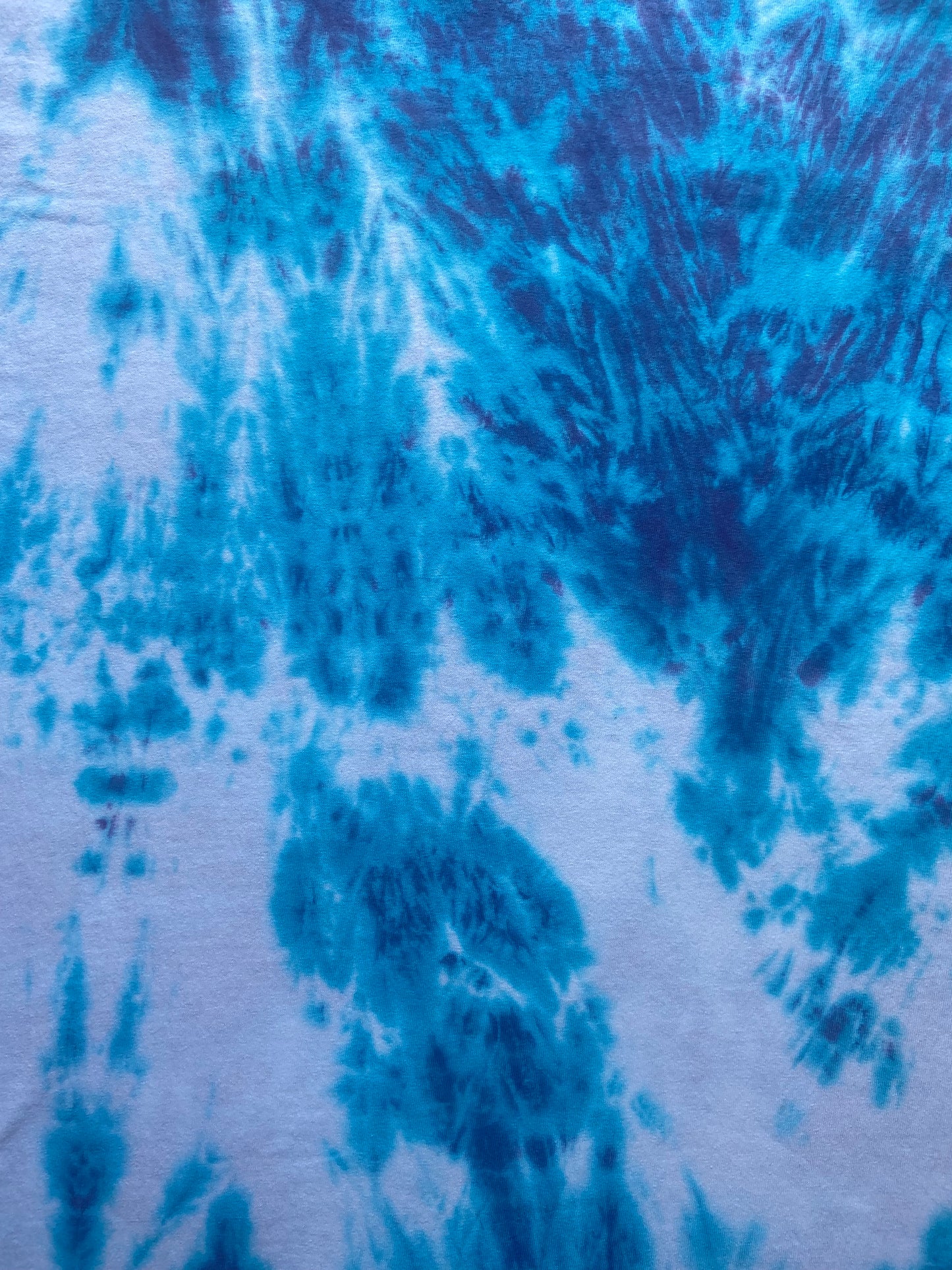 Blue Wave Tie Dye T-Shirt, Adult, Youth, XS, S, M, L, XL, 2XL, 3XL, 4XL, 5XL, Dyed in the UK, Gift, Handmade to order