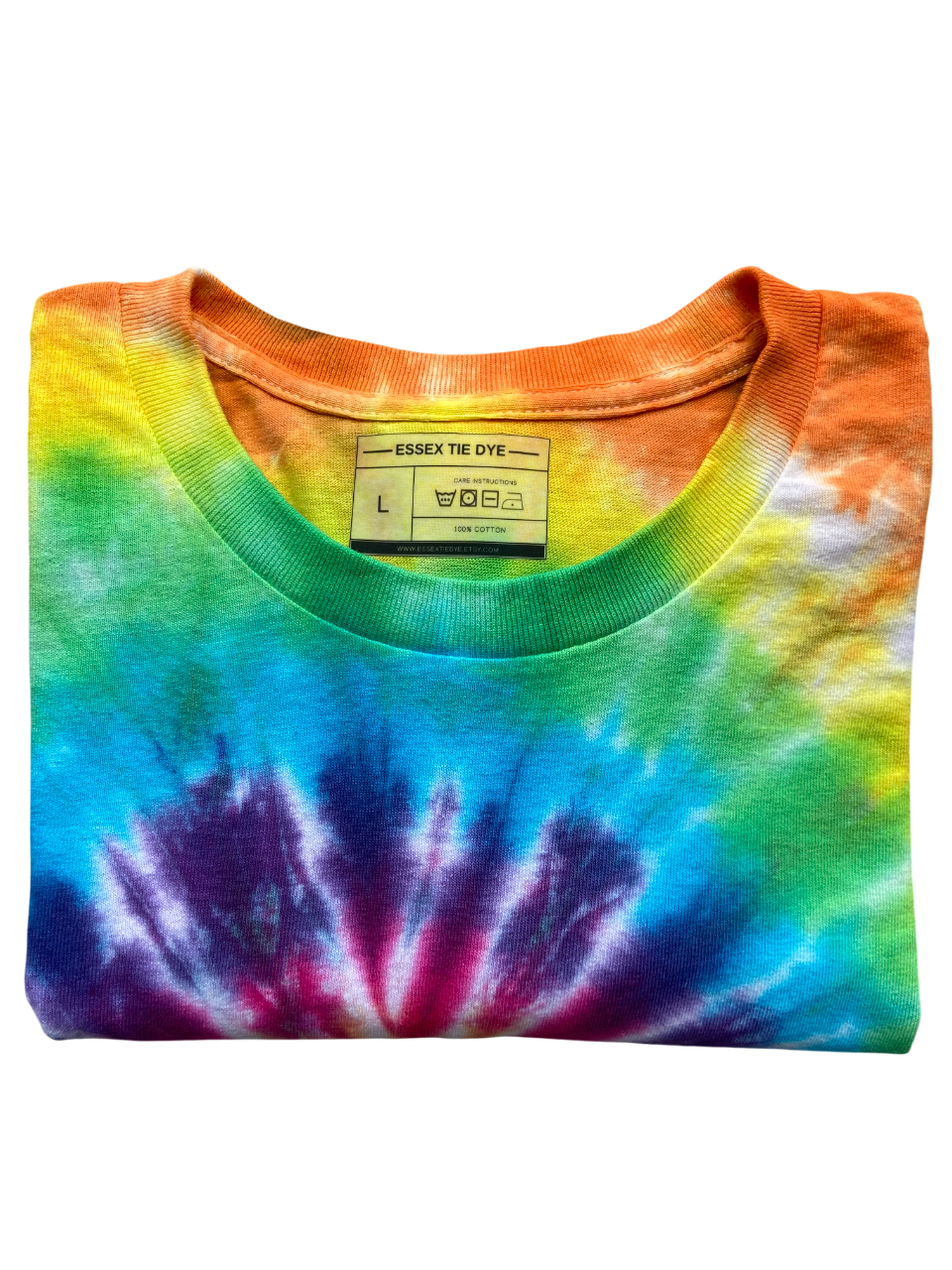 Classic Spiral Tie Dye T-Shirt, Adult, Youth, Unisex, XS, S, M, L, XL, 2XL, 3XL, 4XL, 5XL, Dyed in the UK, Gift
