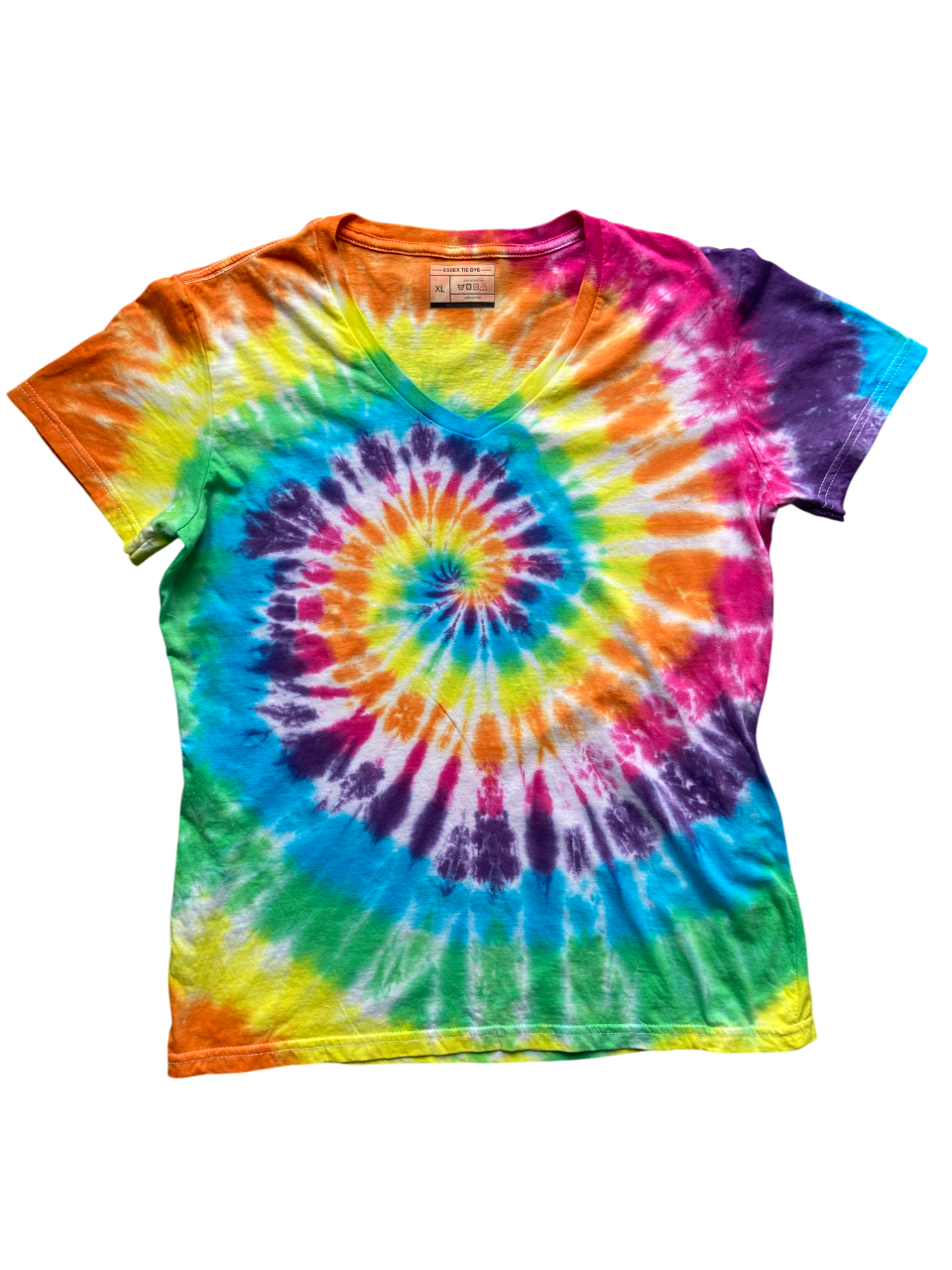 Classic Spiral Tie Dye T-Shirt, Adult, Youth, Unisex, XS, S, M, L, XL, 2XL, 3XL, 4XL, 5XL, Dyed in the UK, Gift