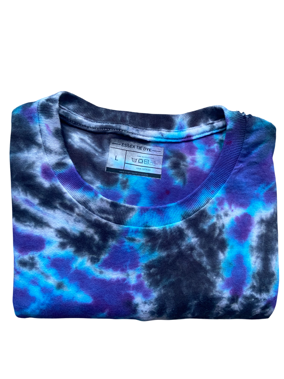 Ocean Storm Tie Dye T-Shirt, Adult, Youth, XS, S, M, L, XL, 2XL, 3XL, 4XL, 5XL, Dyed in the UK, Gift