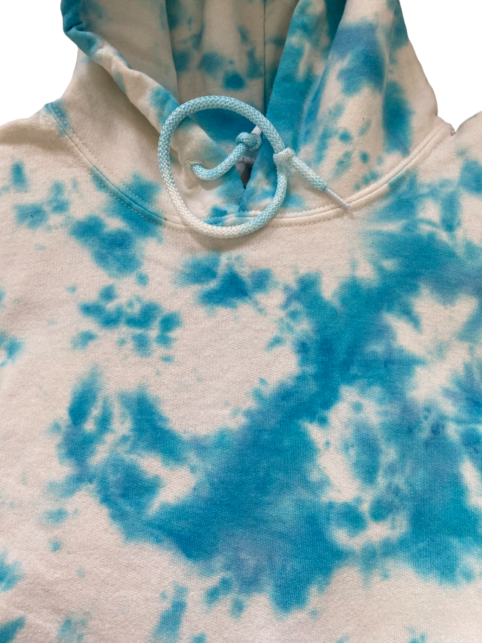 Turquoise Tie Dye Hoodie, Adult, Youth, Unisex, XS, S, M, L, XL, 2XL, 3XL, 4XL, 5XL, Dyed in the UK, Gift