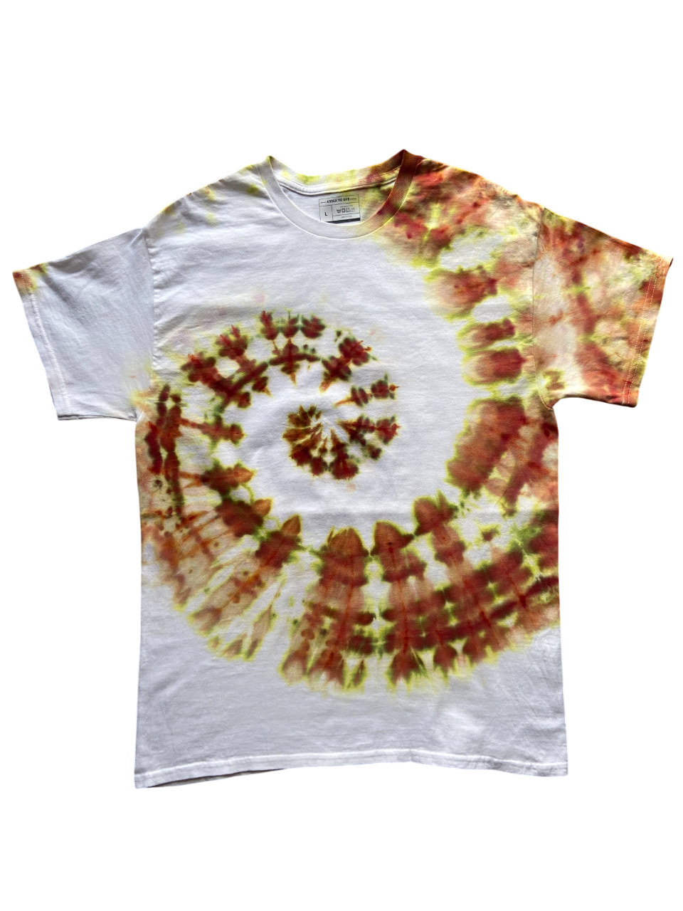 Phoenix Flame Ice Spiral Tie Dye T-Shirt, Adult, Youth, Unisex XS, S, M, L, XL, 2XL, 3XL, 4XL, 5XL, Dyed in the UK, Gift
