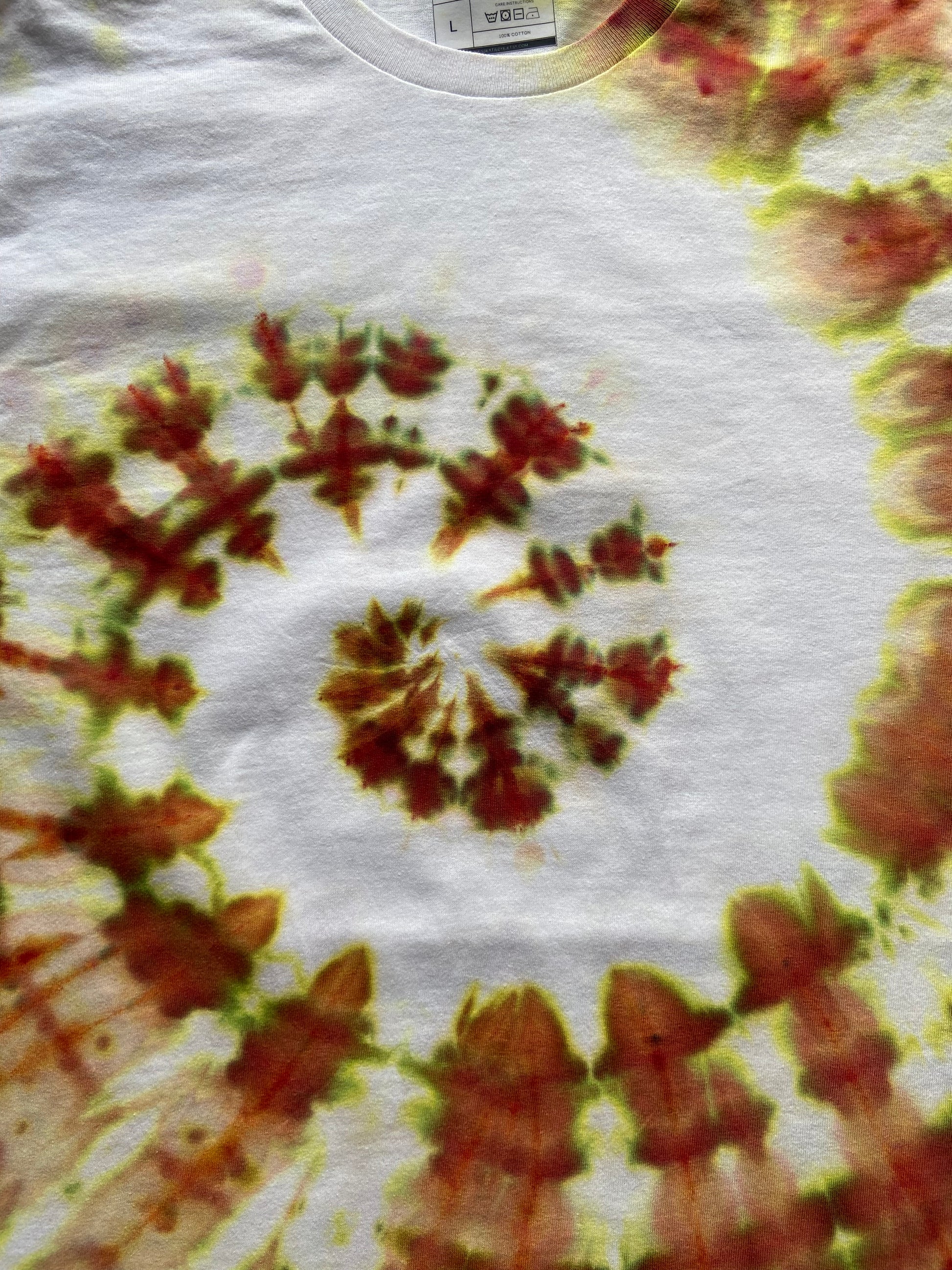 Phoenix Flame Ice Spiral Tie Dye T-Shirt, Adult, Youth, Unisex XS, S, M, L, XL, 2XL, 3XL, 4XL, 5XL, Dyed in the UK, Gift