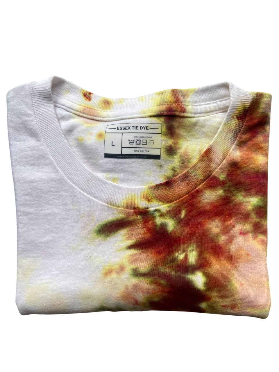 Phoenix Flame Ice Accent Tie Dye T-Shirt, Adult, Youth, Unisex XS, S, M, L, XL, 2XL, 3XL, 4XL, 5XL, Dyed in the UK, Gift