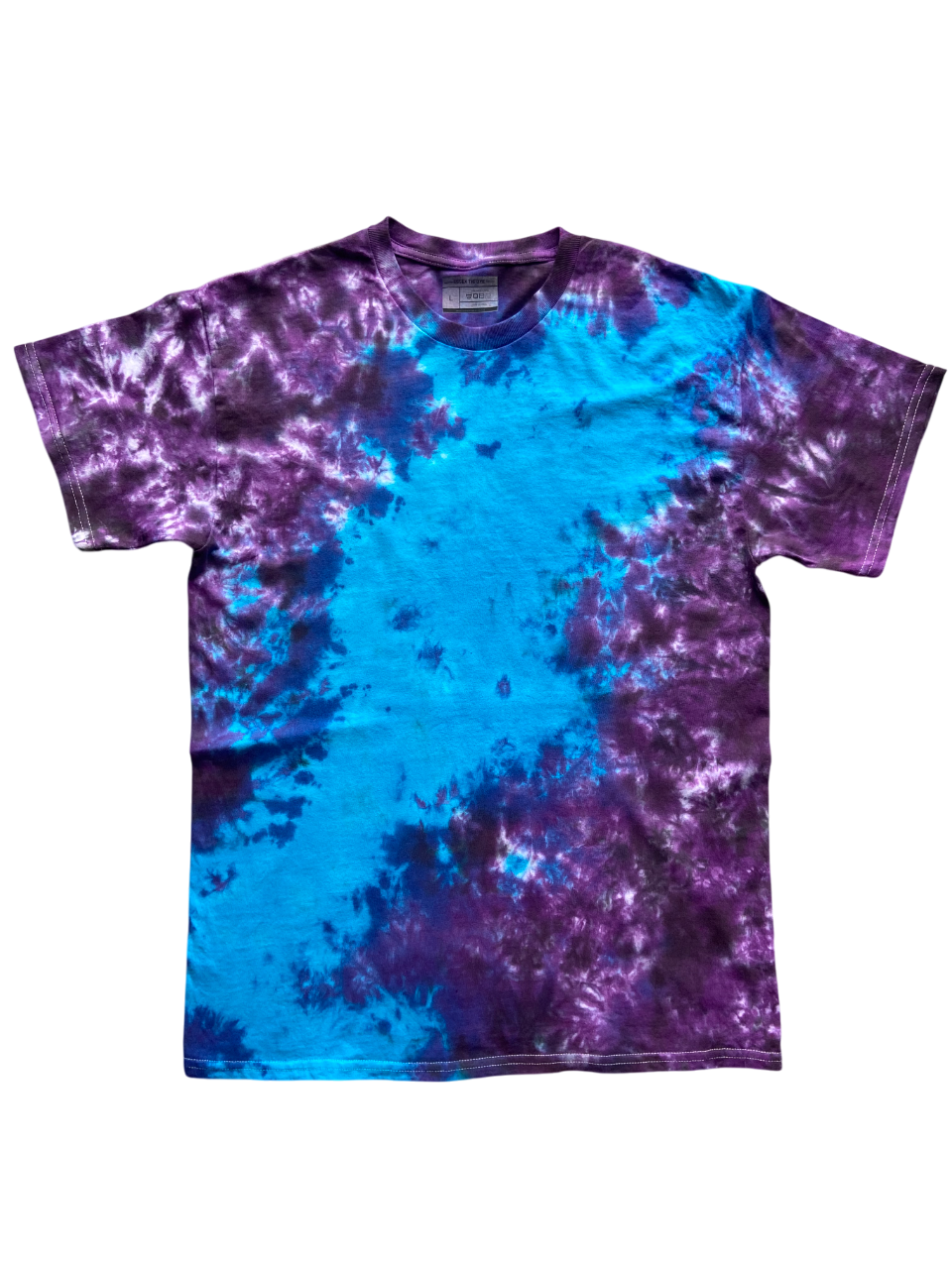 Blue Regression Tie Dye T-Shirt, Adult, Youth, XS, S, M, L, XL, 2XL, 3XL, 4XL, 5XL, Dyed in the UK, Gift