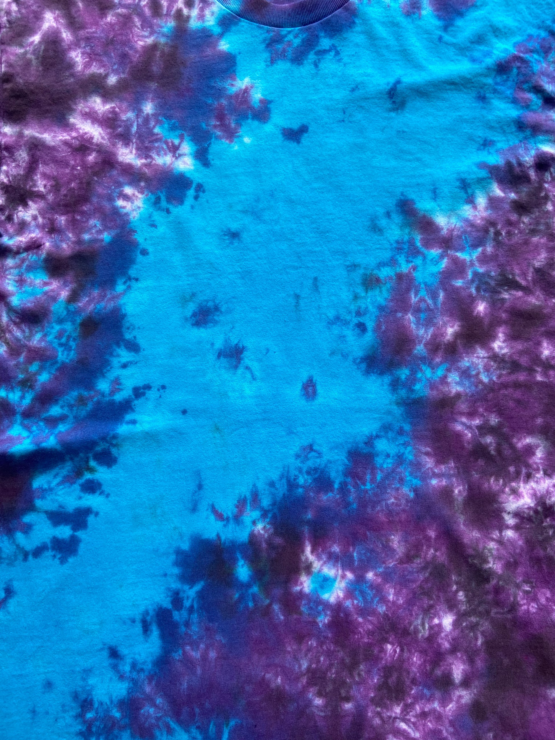 Blue Regression Tie Dye T-Shirt, Adult, Youth, XS, S, M, L, XL, 2XL, 3XL, 4XL, 5XL, Dyed in the UK, Gift