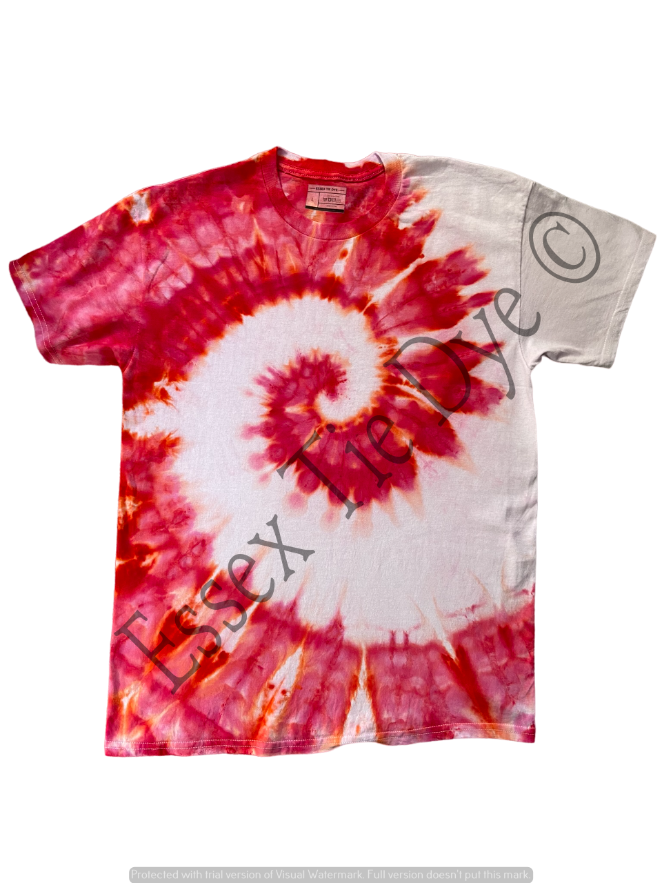 Scarlet Ice Tie Dye Spiral