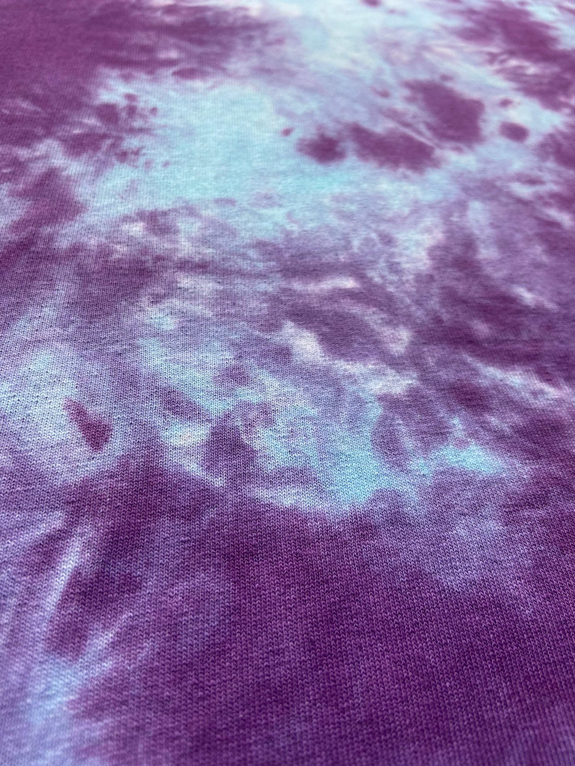 Blue and Purple Scrunch Tie Dye T-Shirt, Adult, Youth, Unisex, XS, S, M, L, XL, 2XL, 3XL, 4XL, 5XL, Dyed in the UK, Gift