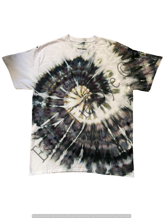 Black Ice Tie Dye Spiral