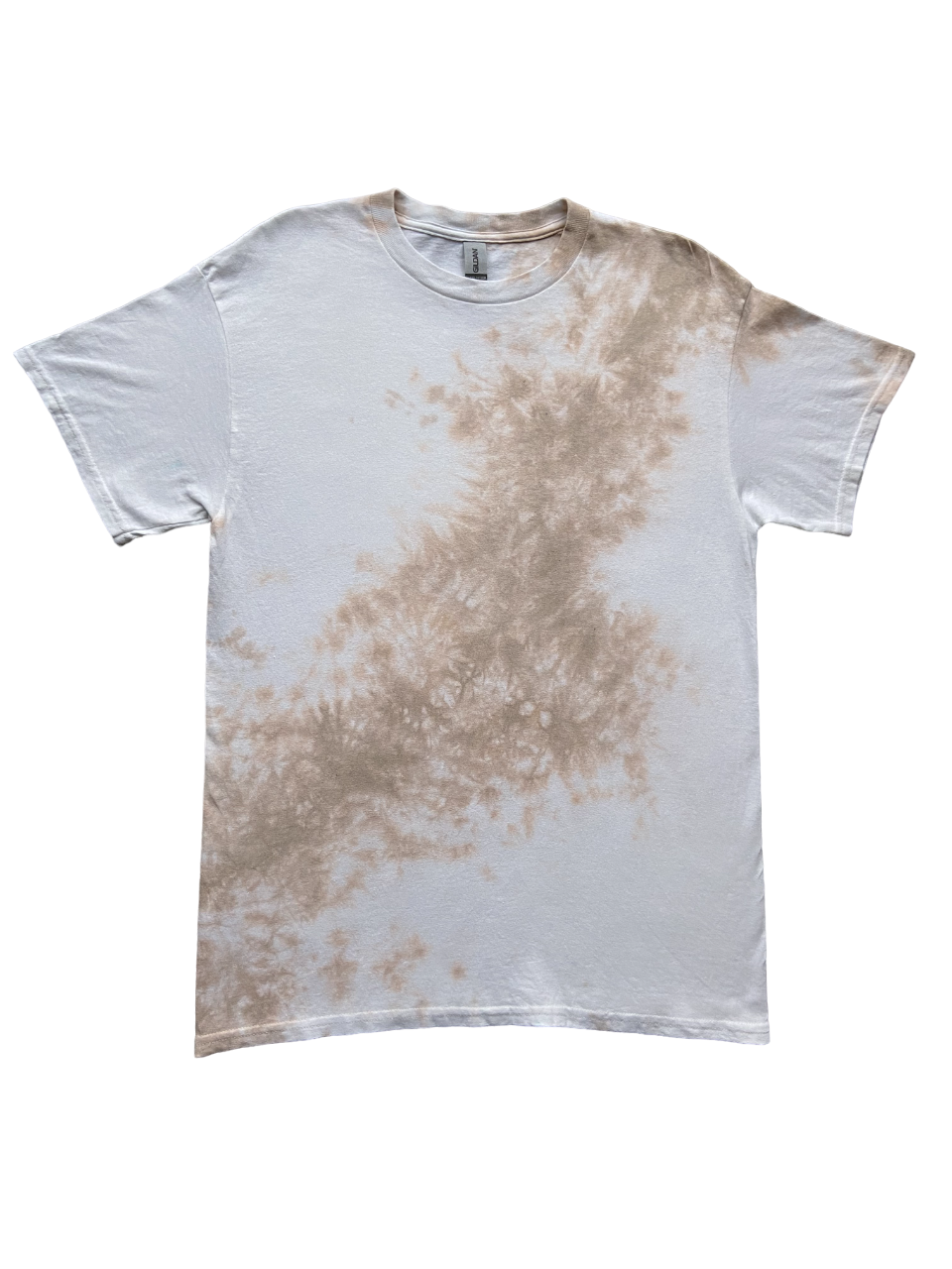 Ecru Accent Tie Dye T-Shirt, Adult, Youth, Unisex, XS, S, M, L, XL, 2XL, 3XL, 4XL, 5XL, Dyed in the UK, Gift