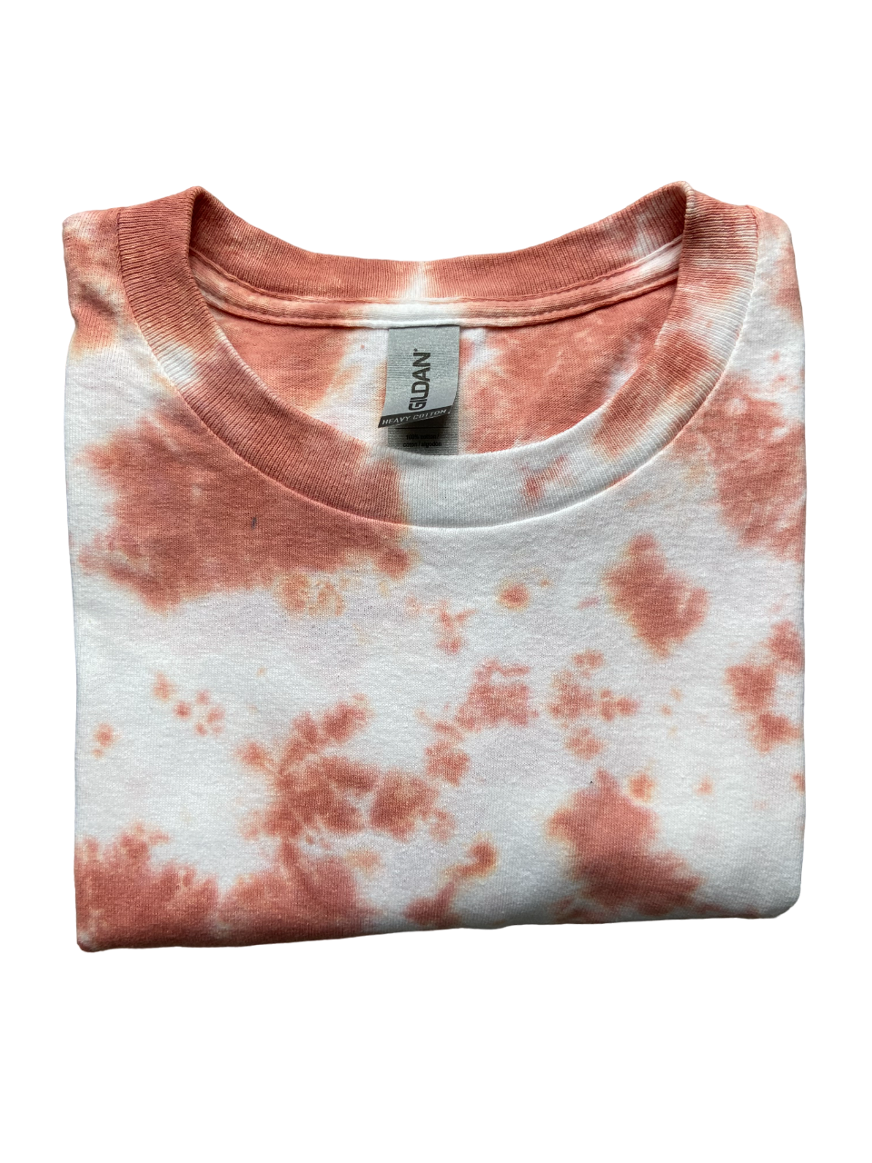 Terracotta Scrunch Tie Dye T-Shirt, Adult, Unisex, S, M, L, XL, 2XL, 3XL, 4XL, 5XL, Dyed in the UK, Gift