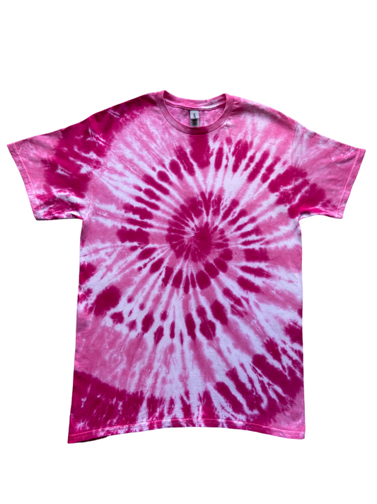 Pink Spiral Tie Dye