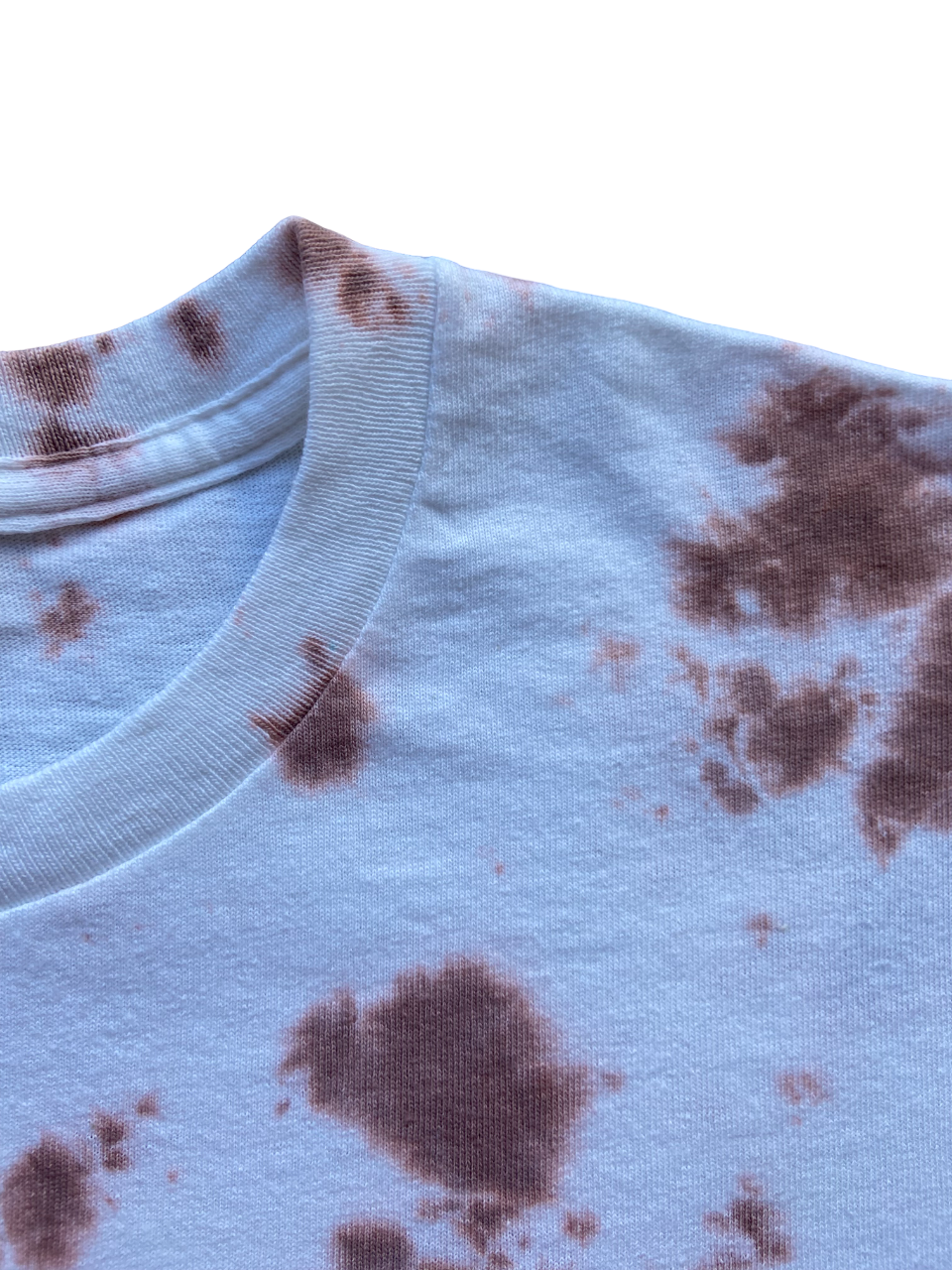 Dutch Chocolate Scrunch Tie Dye T-Shirt, Adult, Unisex, S, M, L, XL, 2XL, 3XL, 4XL, 5XL, Dyed in the UK, Gift