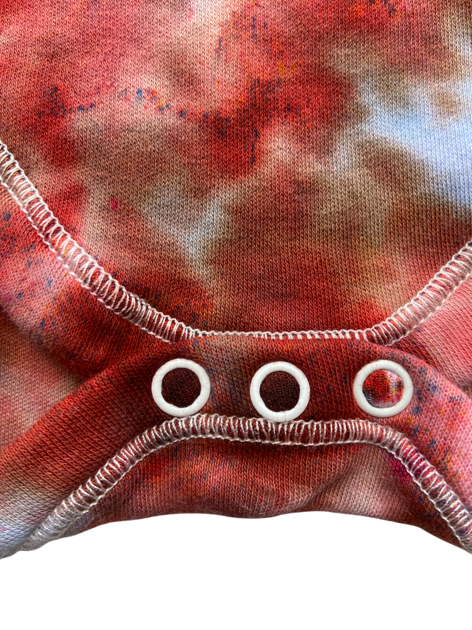 Blood Moon Ice Tie Dye Baby Vest, 0-3 months, 3-6 months, 6-9 months, 9-12 months, 12-18 months, 18-24 months, Handmade to order in the UK