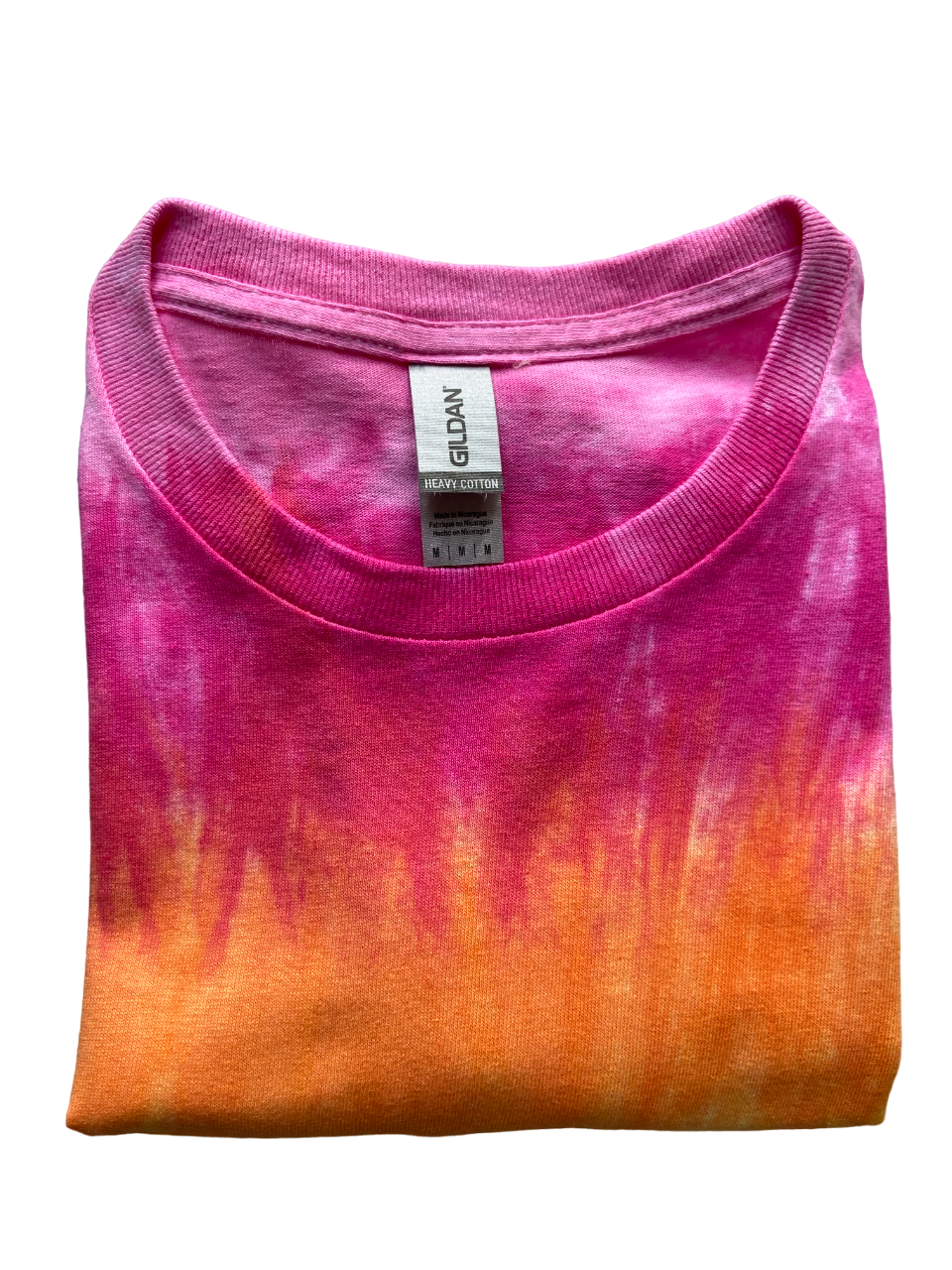 Horizontal Multicolour Stripe Tie Dye T-Shirt, Adult, S, M, L, XL, 2XL, 3XL, 4XL, 5XL, Dyed in the UK, Gift